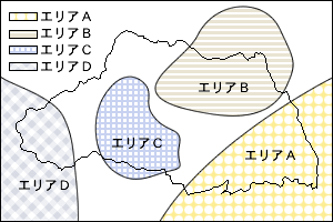 P型色覚（1型色覚）のシミュレーション画像：悪い例